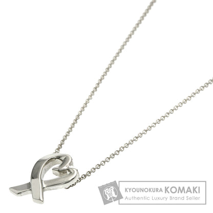 TIFFANY&Co. Loving heart Necklace Silver Ladies [Used]