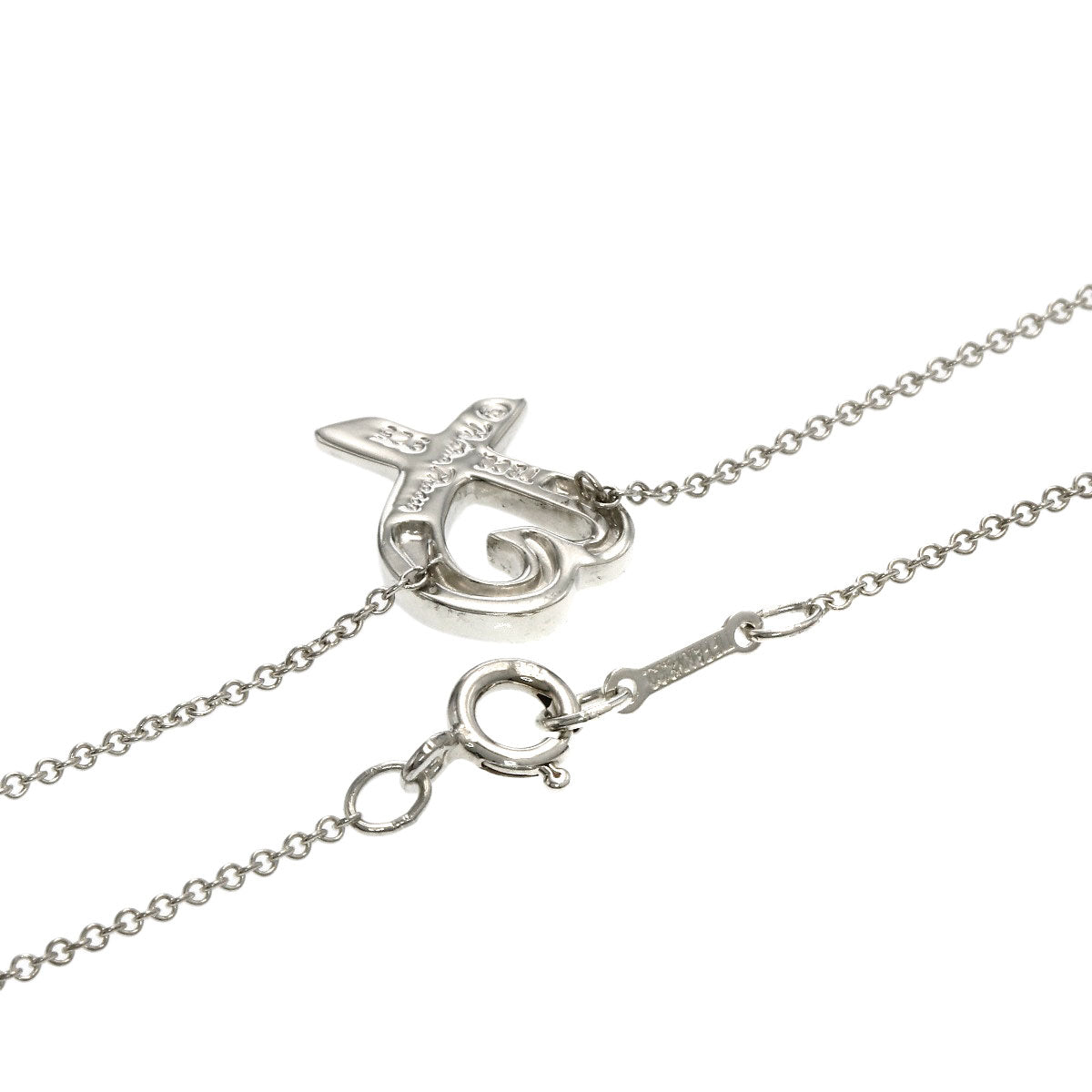 TIFFANY&Co. Loving heart Necklace Silver Ladies [Used]