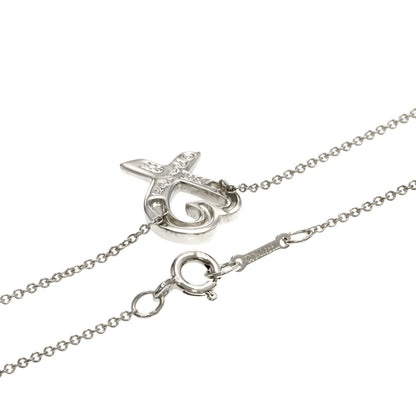 TIFFANY&Co. Loving heart Necklace Silver Ladies [Used]