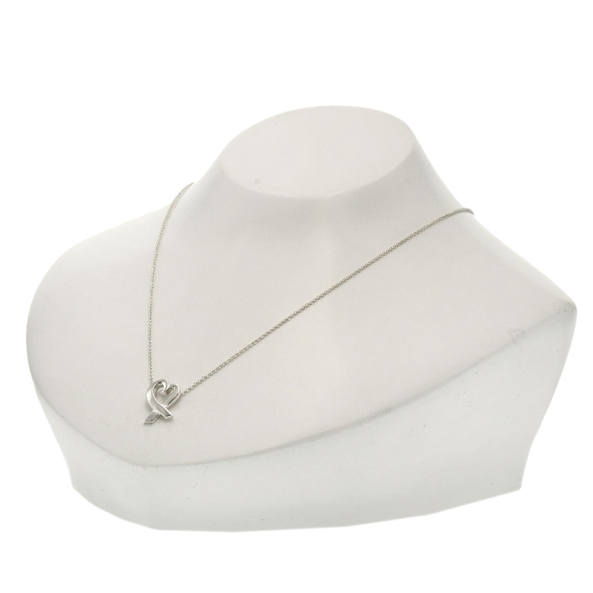TIFFANY&Co. Loving heart Necklace Silver Ladies [Used]