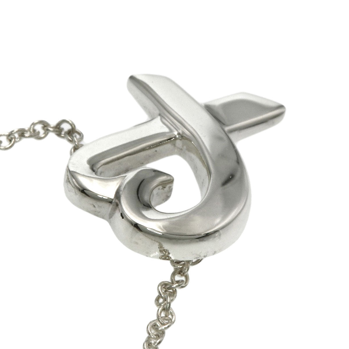 TIFFANY&Co. Loving heart Necklace Silver Ladies [Used]