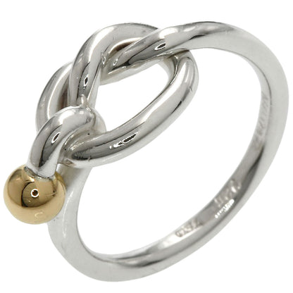 TIFFANY&Co. Love knot Ring Silver 18K Yellow GoldLadies [Used]