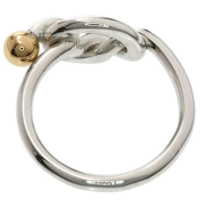 TIFFANY&Co. Love knot Ring Silver 18K Yellow GoldLadies [Used]