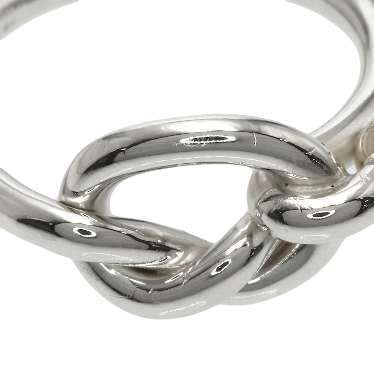 TIFFANY&Co. Love knot Ring Silver 18K Yellow GoldLadies [Used]