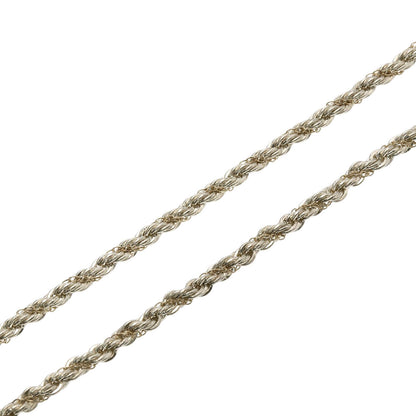 TIFFANY&Co. Twisted rope Necklace Silver K14 Yellow GoldLadies [Used]