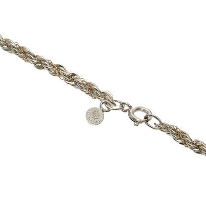 TIFFANY&Co. Twisted rope Necklace Silver K14 Yellow GoldLadies [Used]