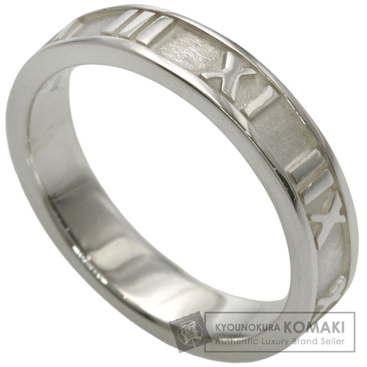 TIFFANY&Co. Atlas Narrow Ring Silver Ladies [Used]