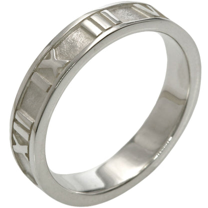 TIFFANY&Co. Atlas Narrow Ring Silver Ladies [Used]