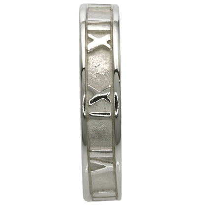 TIFFANY&Co. Atlas Narrow Ring Silver Ladies [Used]