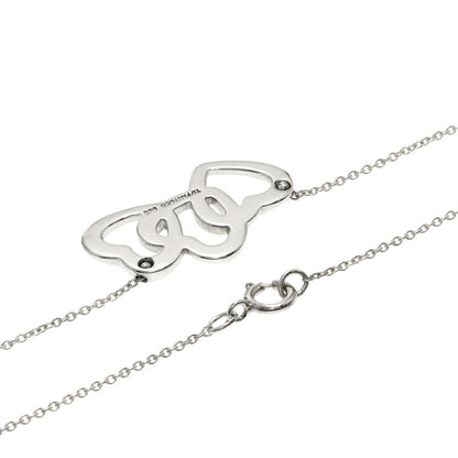 TIFFANY&Co. Triple heart Necklace Silver Ladies [Used]