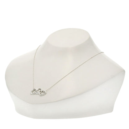 TIFFANY&Co. Triple heart Necklace Silver Ladies [Used]