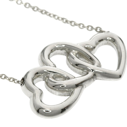 TIFFANY&Co. Triple heart Necklace Silver Ladies [Used]