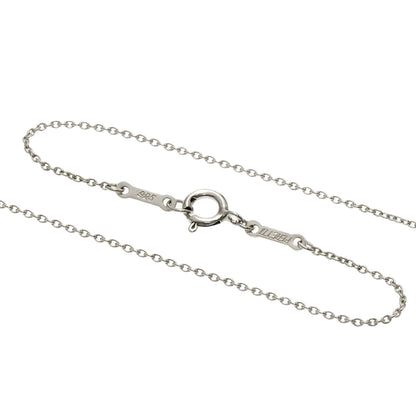 TIFFANY&Co. Open heart Necklace Silver Ladies [Used]