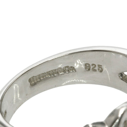 TIFFANY&Co. Triple rubbing heart Ring Silver Ladies [Used]