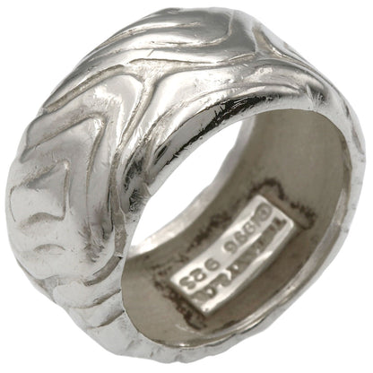 TIFFANY&Co. Vintage wood motif Ring Silver Ladies [Used]