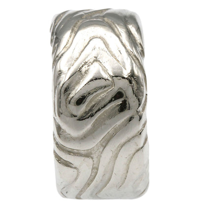 TIFFANY&Co. Vintage wood motif Ring Silver Ladies [Used]