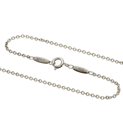 TIFFANY&Co. Open heart Necklace Silver Ladies [Used]