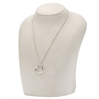 TIFFANY&Co. Open heart Necklace Silver Ladies [Used]