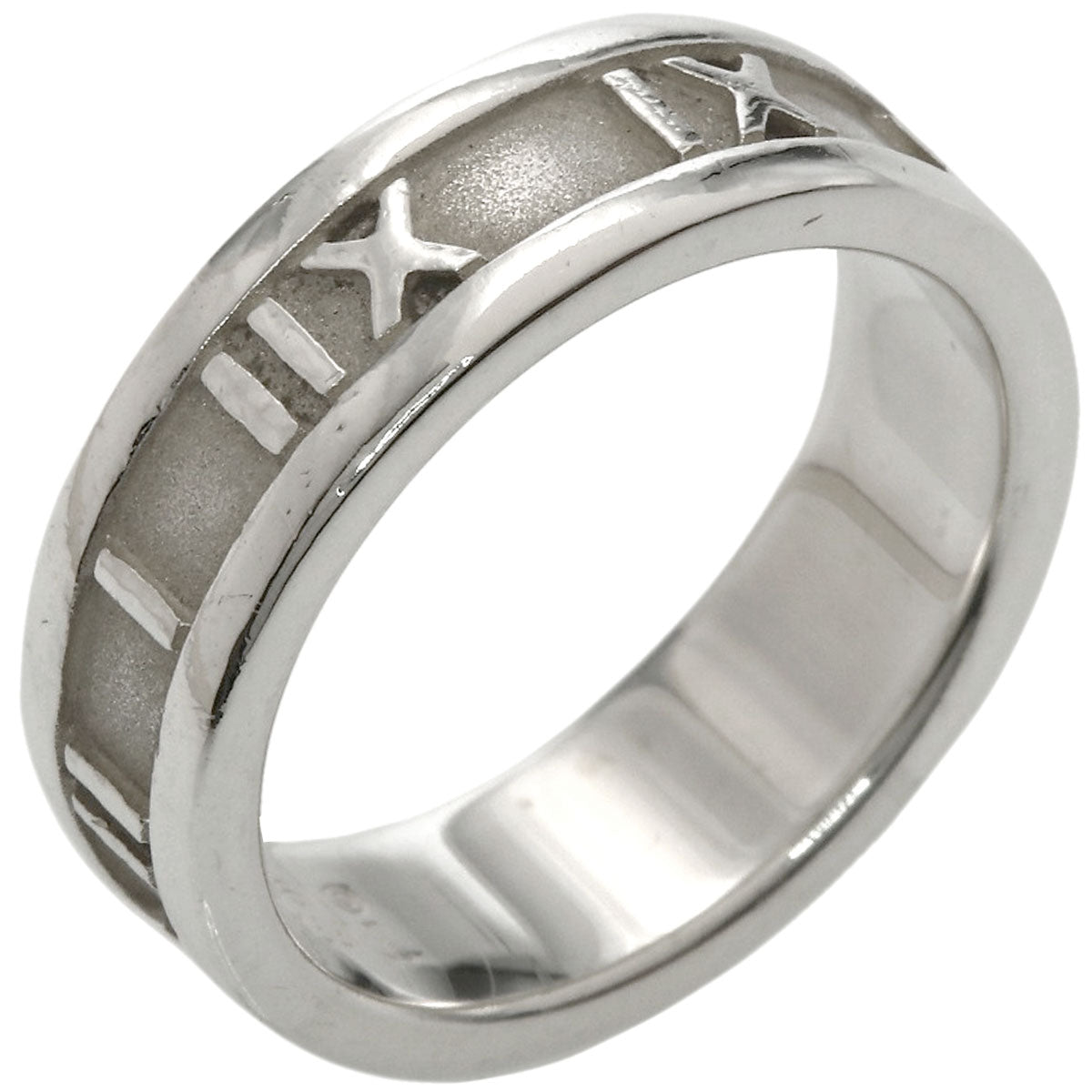 TIFFANY&Co. Atlas Ring Silver Ladies [Used]
