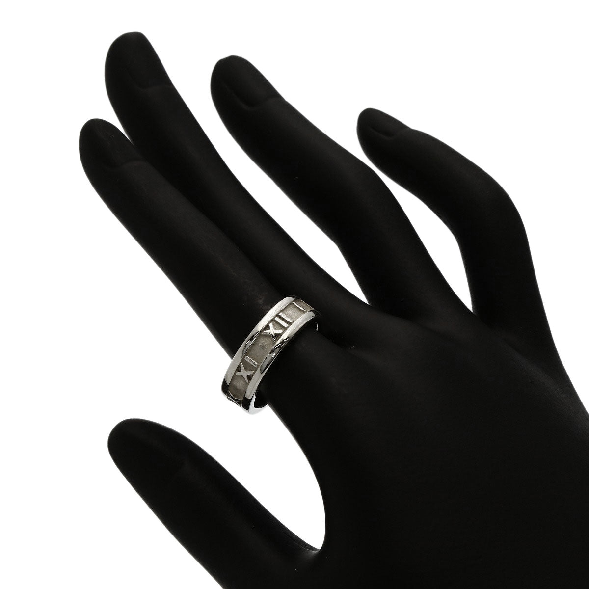 TIFFANY&Co. Atlas Ring Silver Ladies [Used]