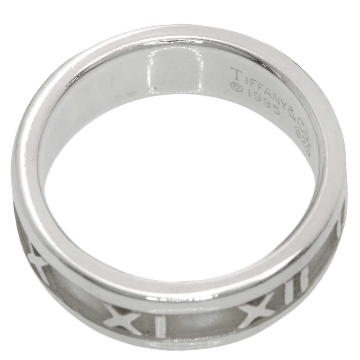 TIFFANY&Co. Atlas Ring Silver Ladies [Used]