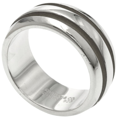TIFFANY&Co. Grooved Ring Silver Ladies [Used]