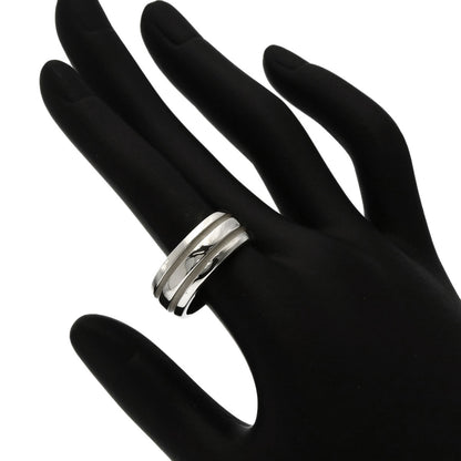 TIFFANY&Co. Grooved Ring Silver Ladies [Used]