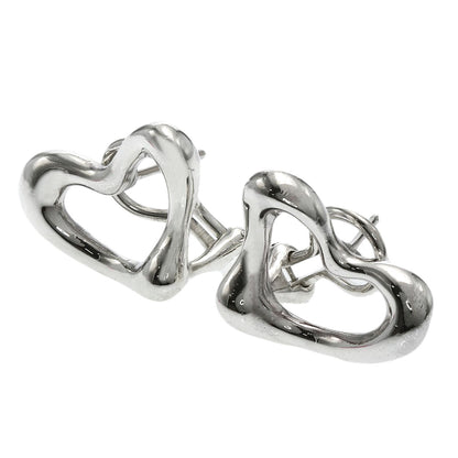 TIFFANY&Co. Open heart earring Silver K14WGLadies [Used]