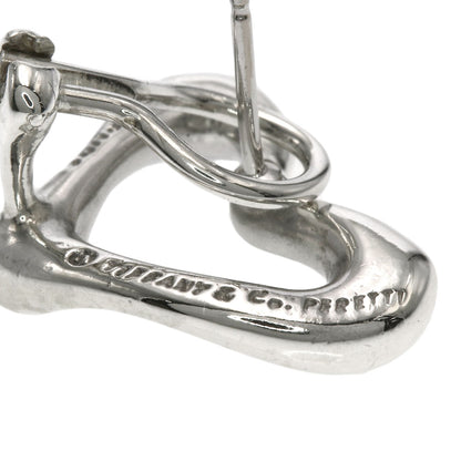 TIFFANY&Co. Open heart earring Silver K14WGLadies [Used]