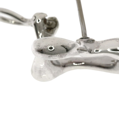TIFFANY&Co. Open heart earring Silver K14WGLadies [Used]