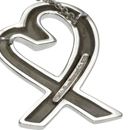 TIFFANY&Co. Loving heart Necklace Silver Ladies [Used]