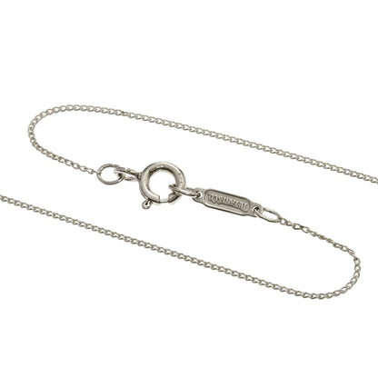 TIFFANY&Co. Heart ribbon Necklace Silver 18K Yellow GoldLadies [Used]