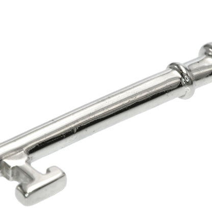 TIFFANY&Co. Beads Heart Key Enamel Pendant top Silver Ladies [Used]