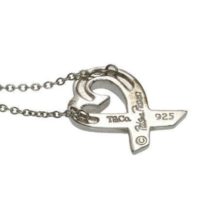 TIFFANY&Co. Loving heart Necklace Silver Ladies [Used]