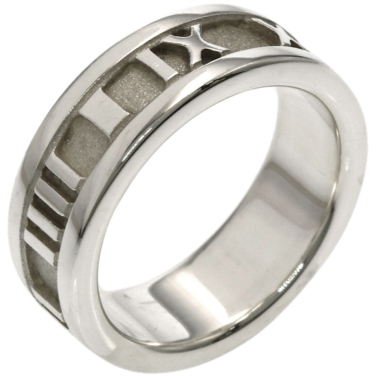 TIFFANY&Co. Atlas Ring Silver Ladies [Used]