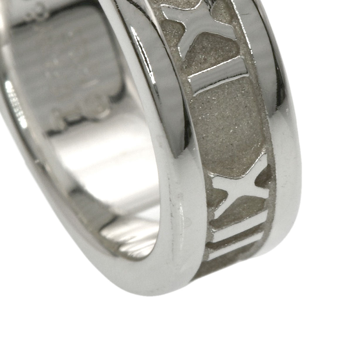 TIFFANY&Co. Atlas Ring Silver Ladies [Used]