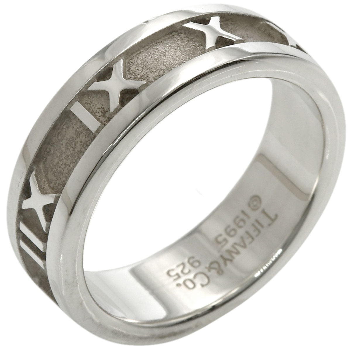 TIFFANY&Co. Atlas Ring Silver Ladies [Used]