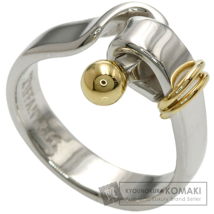 TIFFANY&Co. Hook & Eye Ring Silver 18K Yellow GoldLadies [Used]