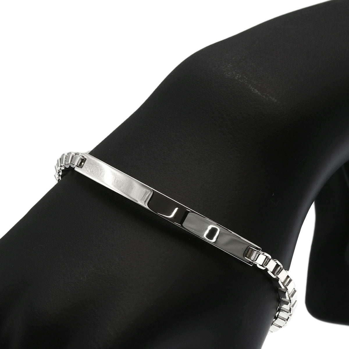 TIFFANY&Co. Venetian link ID Bracelet Silver Ladies [Used]