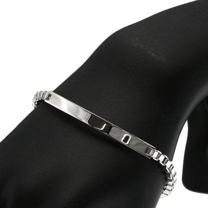 TIFFANY&Co. Venetian link ID Bracelet Silver Ladies [Used]