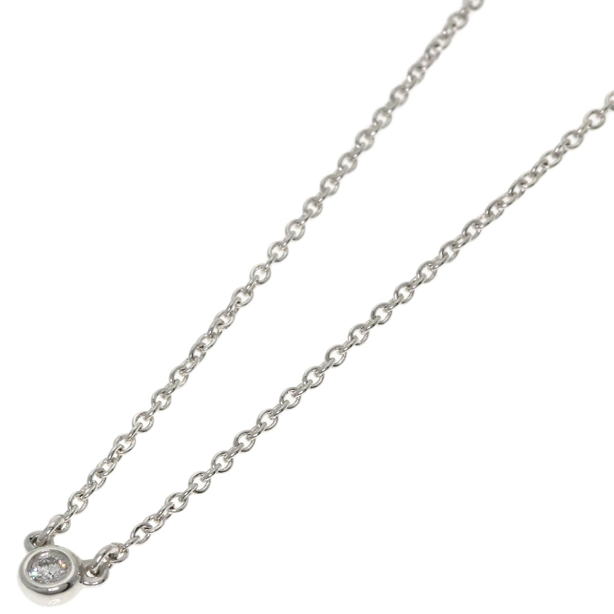 TIFFANY&Co. By The Yard Diamond Necklace Silver Ladies [Used]
