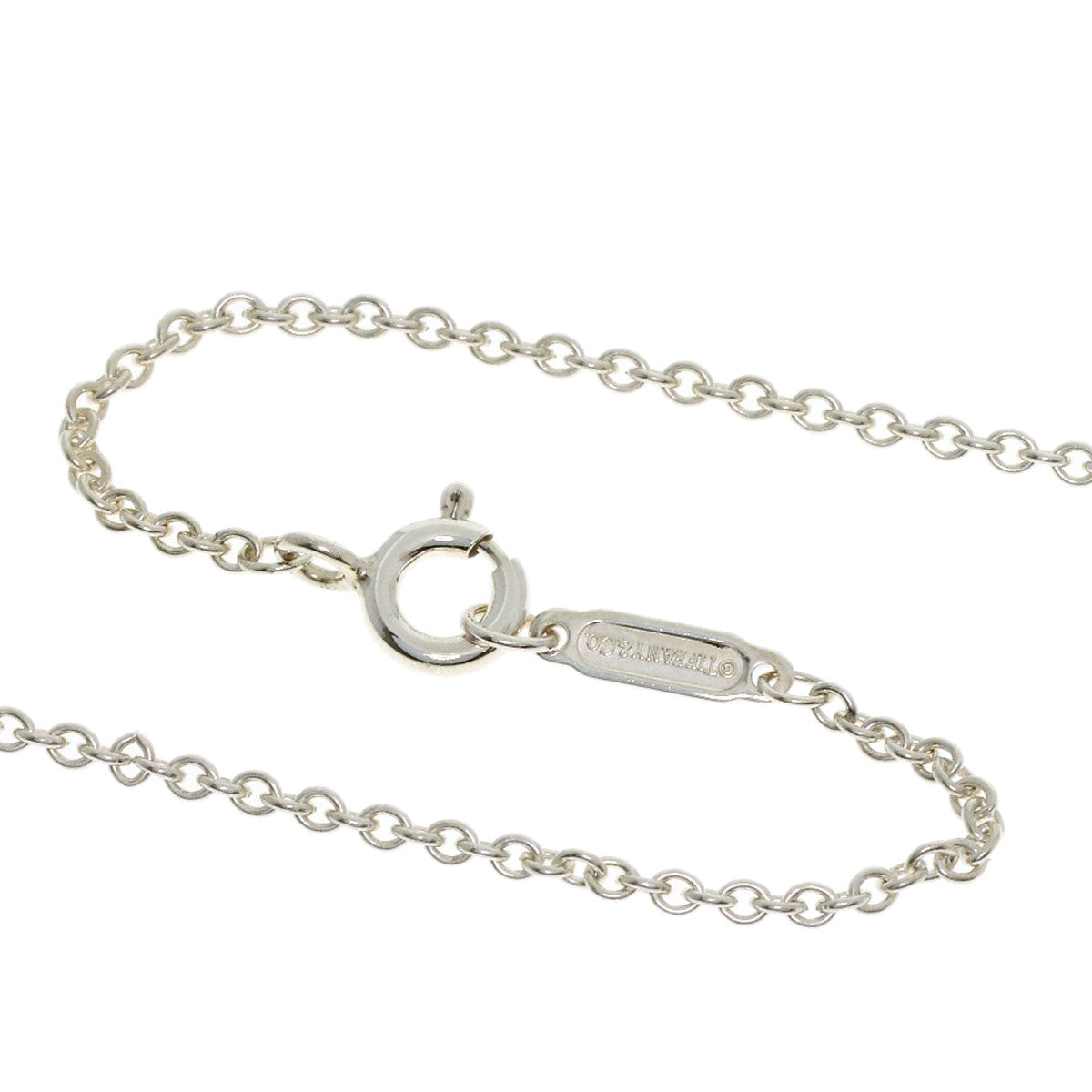 TIFFANY&Co. Saint Christopher Coin Necklace Silver 18K Yellow GoldLadies [Used]