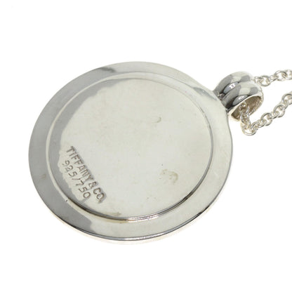 TIFFANY&Co. Saint Christopher Coin Necklace Silver 18K Yellow GoldLadies [Used]