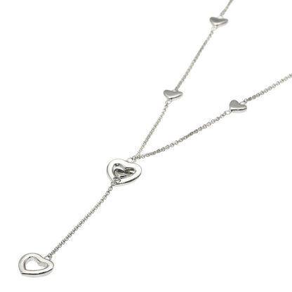 TIFFANY&Co. Heart Link Lariat Necklace Silver Ladies [Used]
