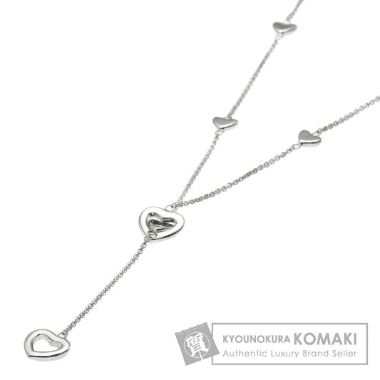 TIFFANY&Co. Heart Link Lariat Necklace Silver Ladies [Used]