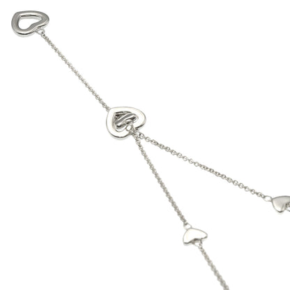 TIFFANY&Co. Heart Link Lariat Necklace Silver Ladies [Used]