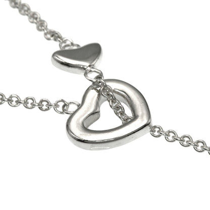 TIFFANY&Co. Heart Link Lariat Necklace Silver Ladies [Used]