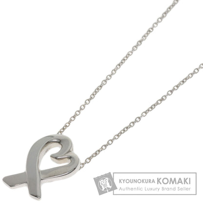 TIFFANY&Co. Loving heart Necklace Silver Ladies [Used]
