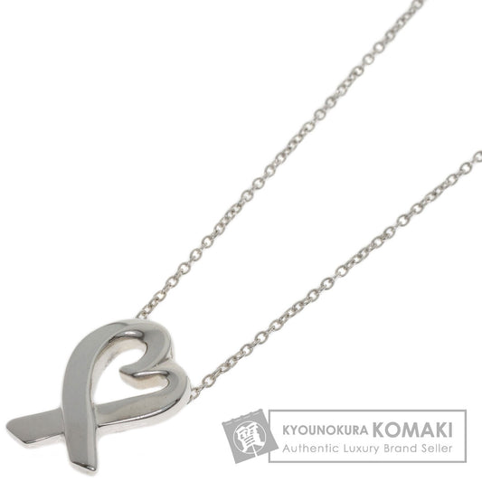 TIFFANY&Co. Loving heart Necklace Silver Ladies [Used]