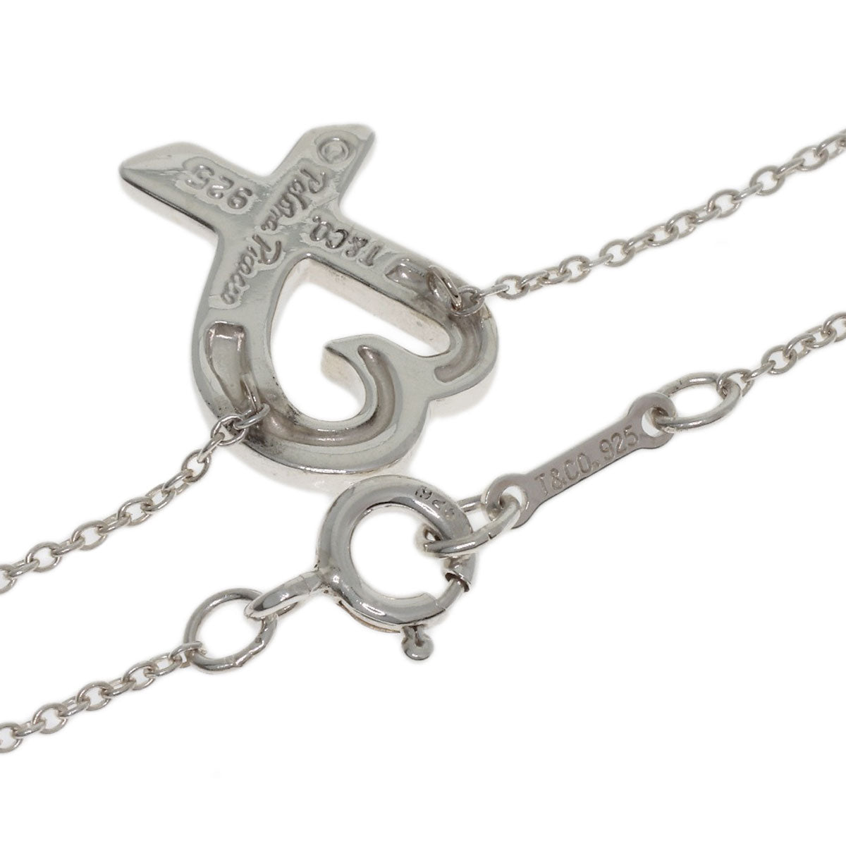 TIFFANY&Co. Loving heart Necklace Silver Ladies [Used]